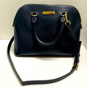 Michael Kors crossbody Sandrine leather small satchel EUC